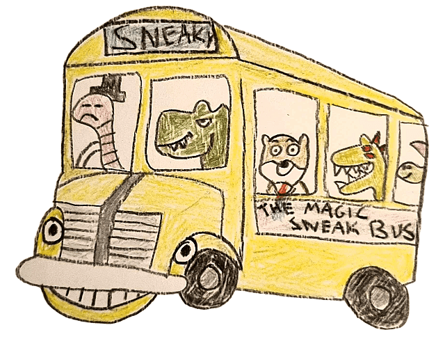 The Magic Sneak Bus