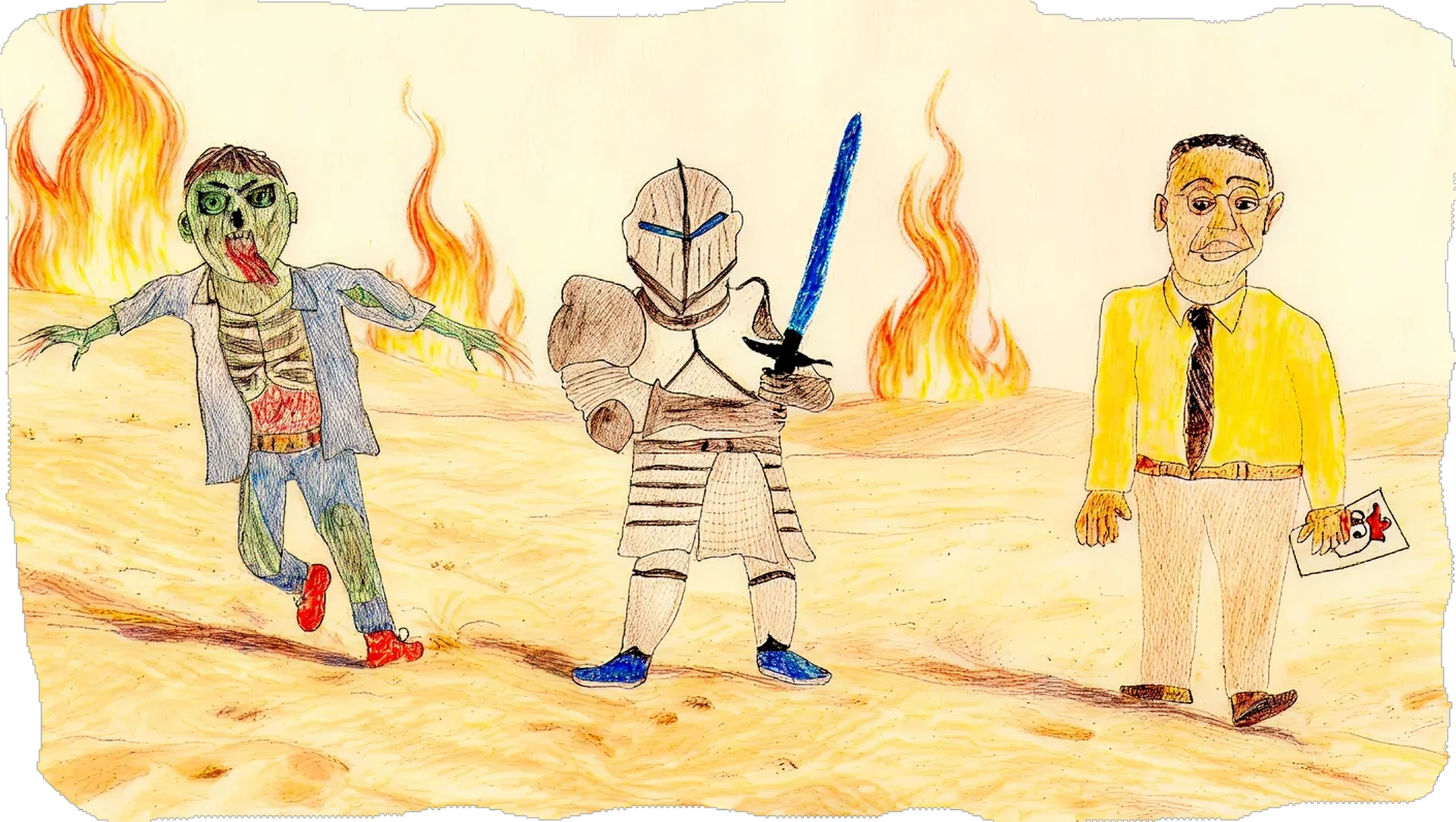 Sneaky characters scene