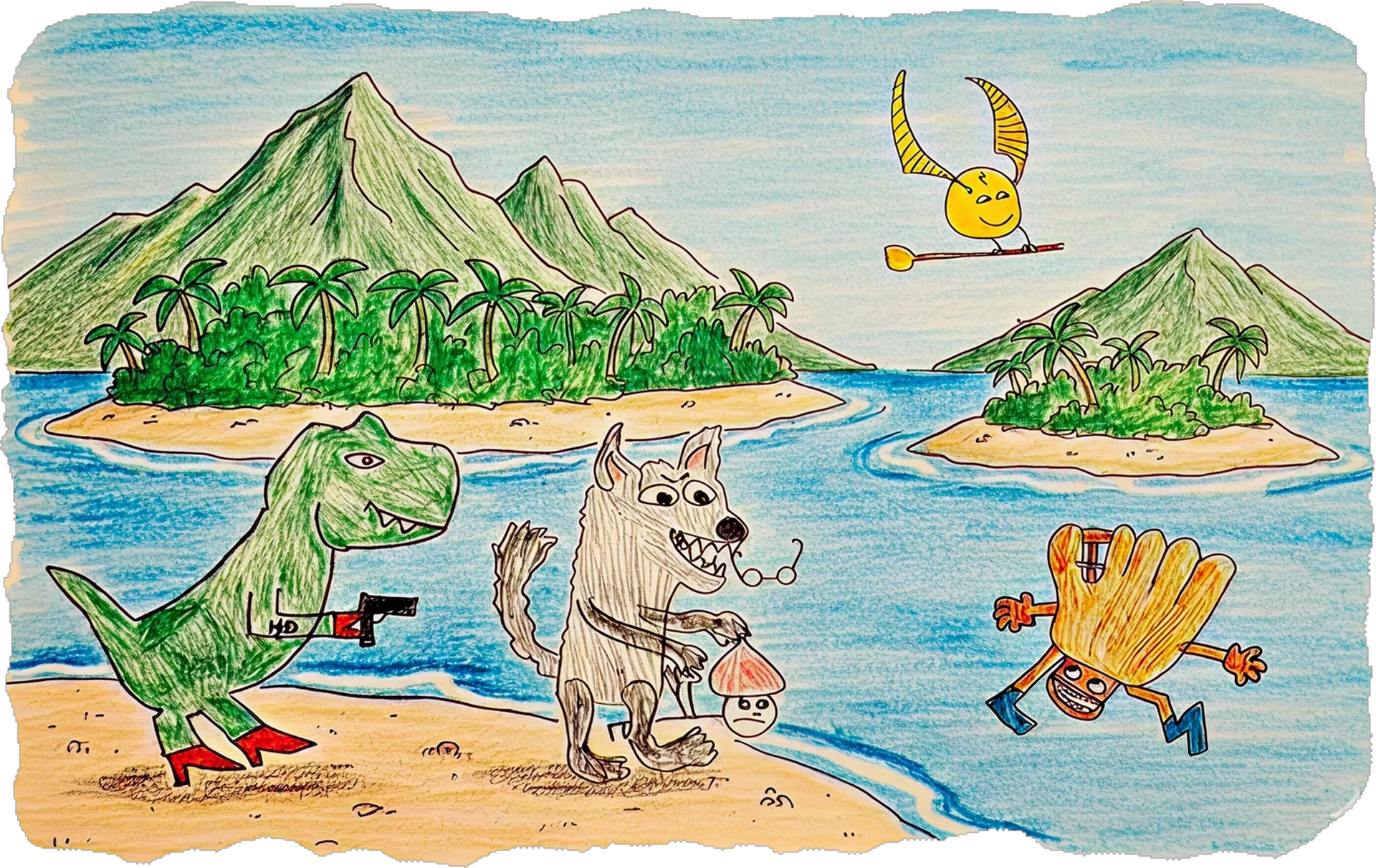 Scene from the Sneaky Islands